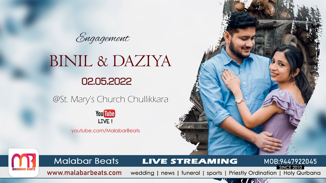 BINIL & DAZIYA| Engagement | 02.05.2022 | malabar beats