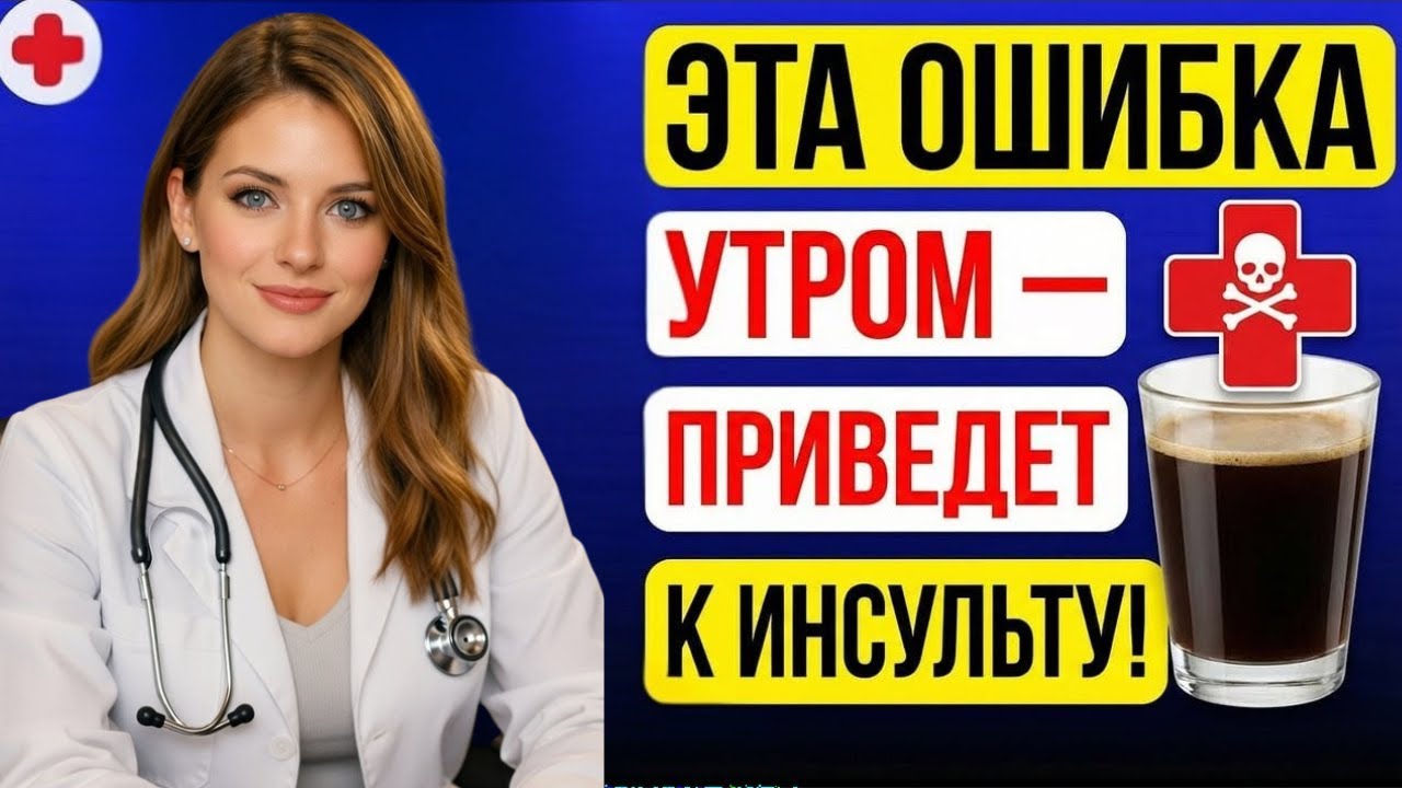 Что Нельзя Делать Утром? Эта Привычка, Приведет К Инсульту! Доктор Мясников