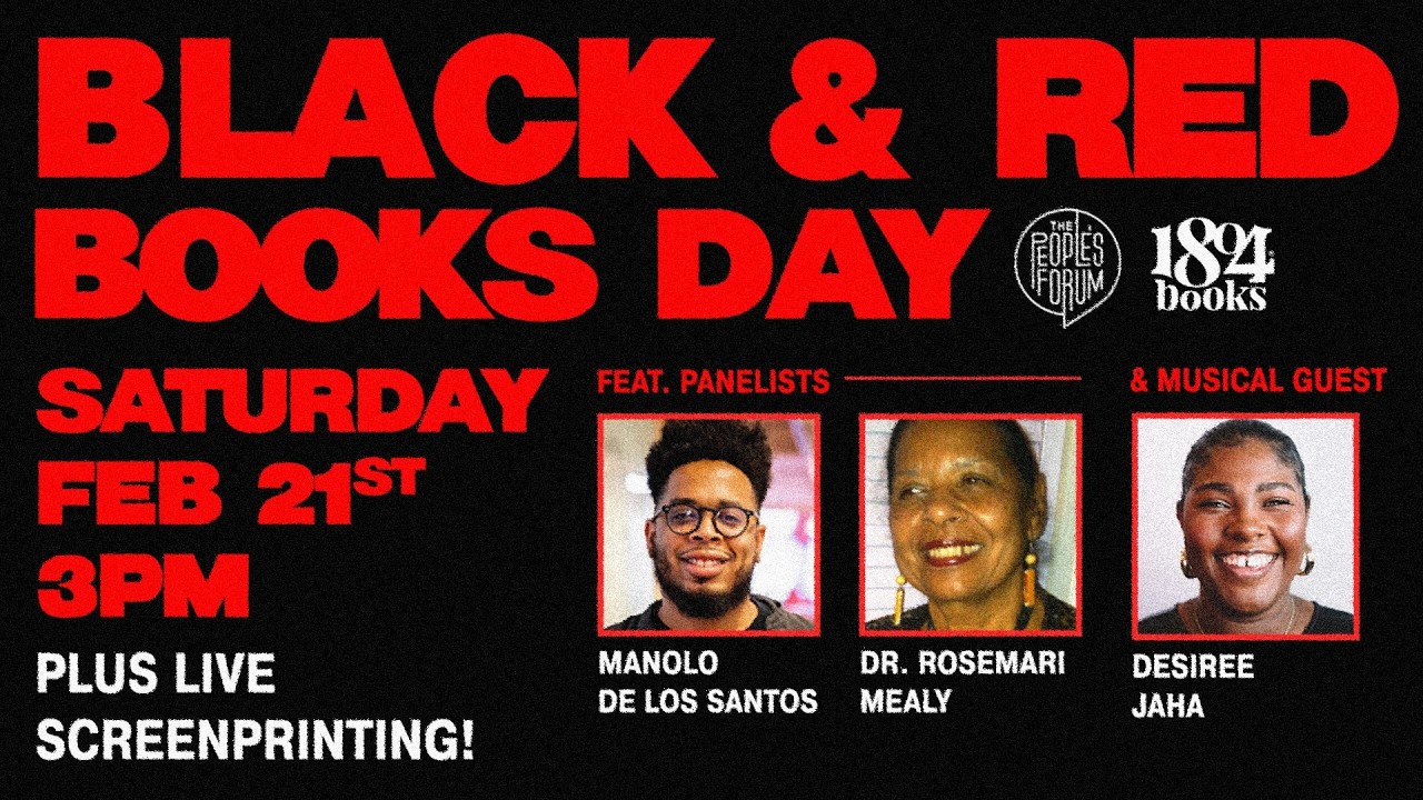 BLACK AND RED BOOKS DAY