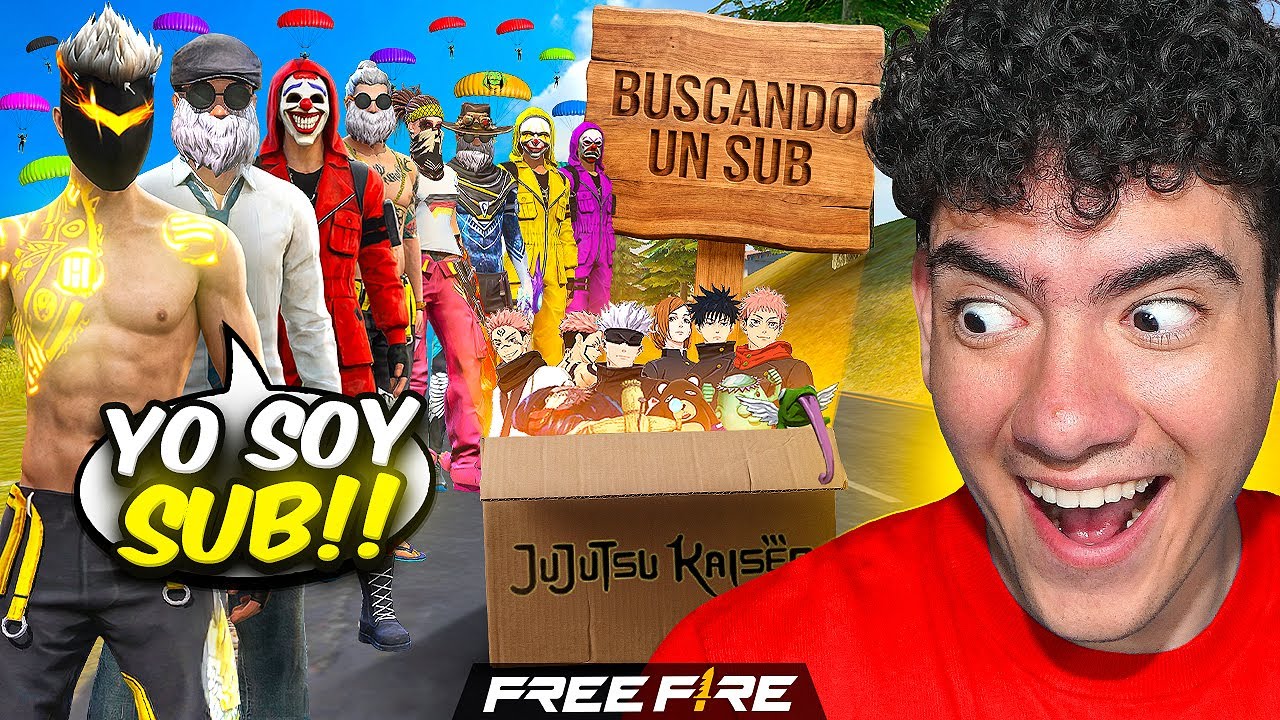 LE VOY A CHETAR LA CUENTA DE FREE FIRE A UN SUSCRIPTOR CON TODO JUJUTSU KAISEN !! - TheDonato