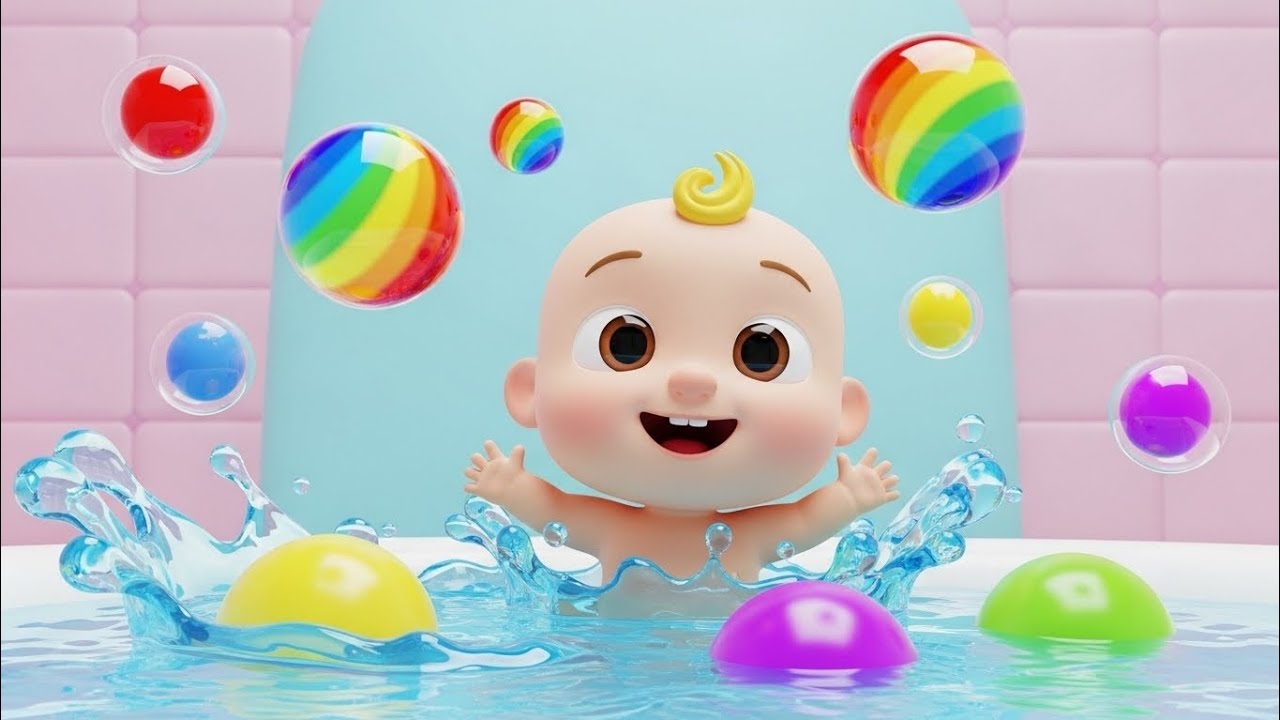 Color Bath Song 🌈 | Learn Colors While Bathing | Kids Song | Pokomelon