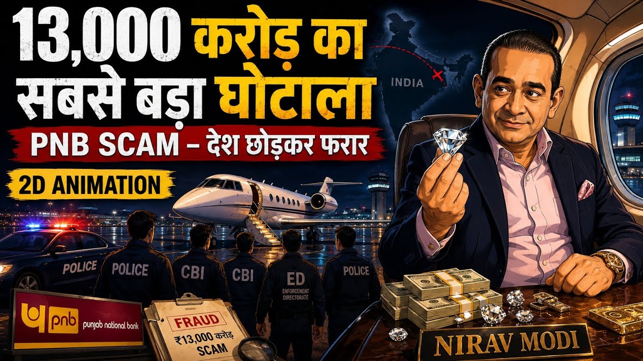 Nirav Modi Scam Explained | 2D Animation