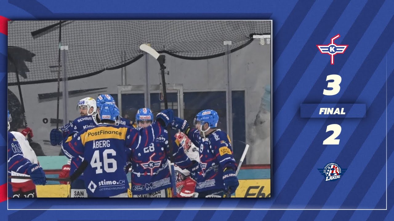 Game Highlights: EHC Kloten vs. SC Rapperswil-Jona Lakers 3:2