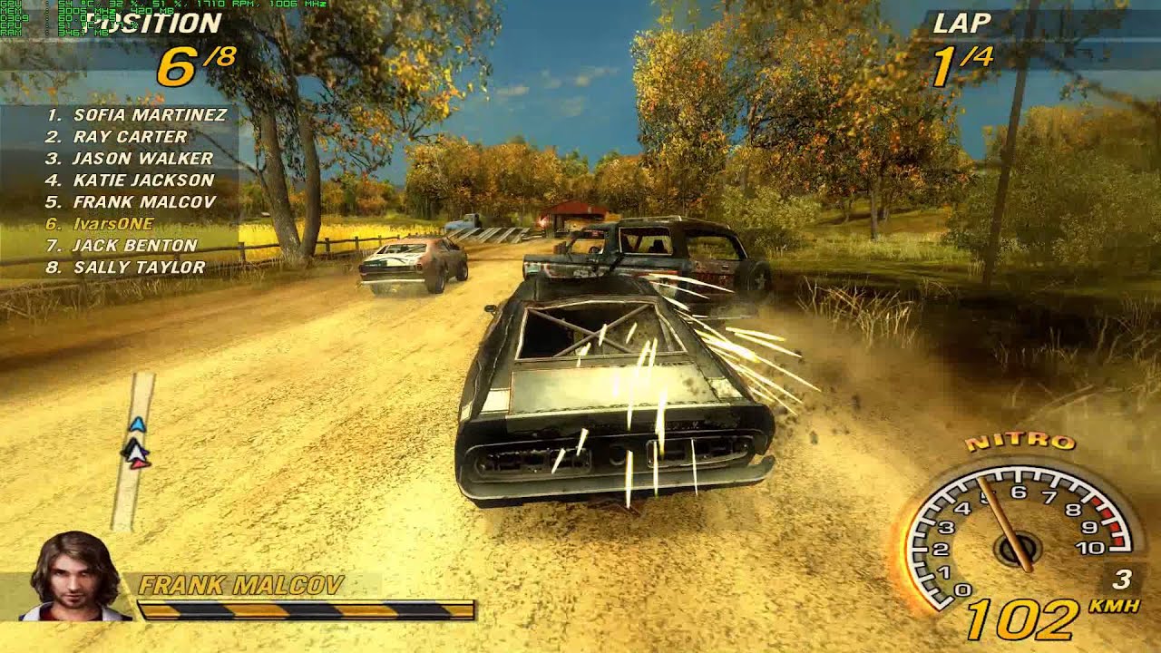 FlatOut 2 Walkthrough Part 6 - Derby: Metal Smash Derby Cup