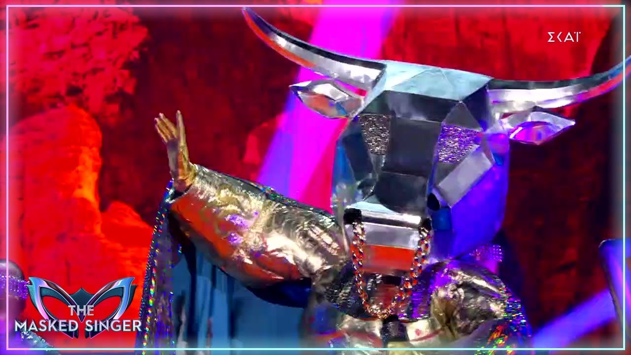 «Λαμπερός» ο Μινώταυρος τραγουδά το «Diamanti» του Snik  | The Masked Singer 2022