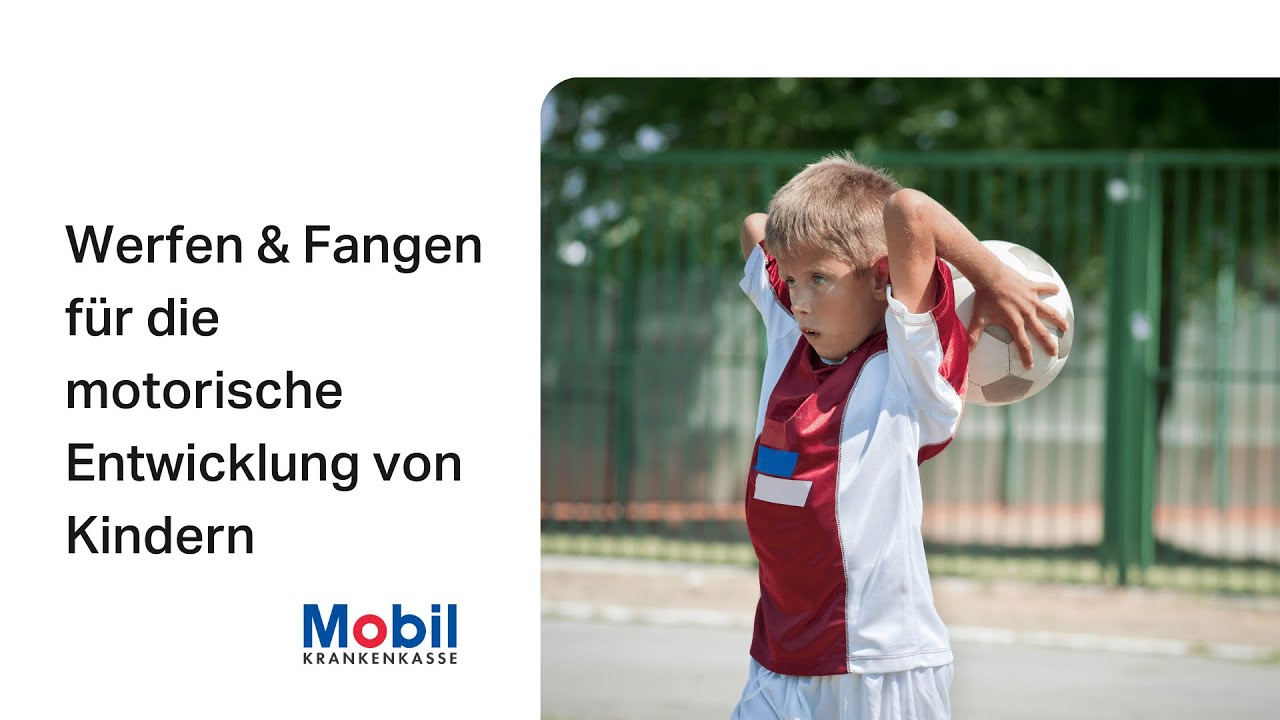 Werfen & Fangen für die motorische Entwicklung von Kindern