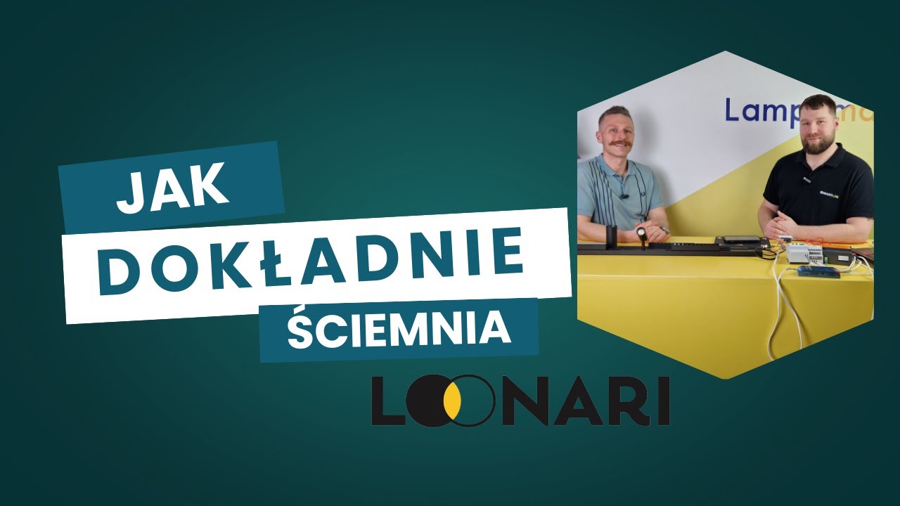 Jak czułe jest ściemnianie przez Dali w lampach Loonari