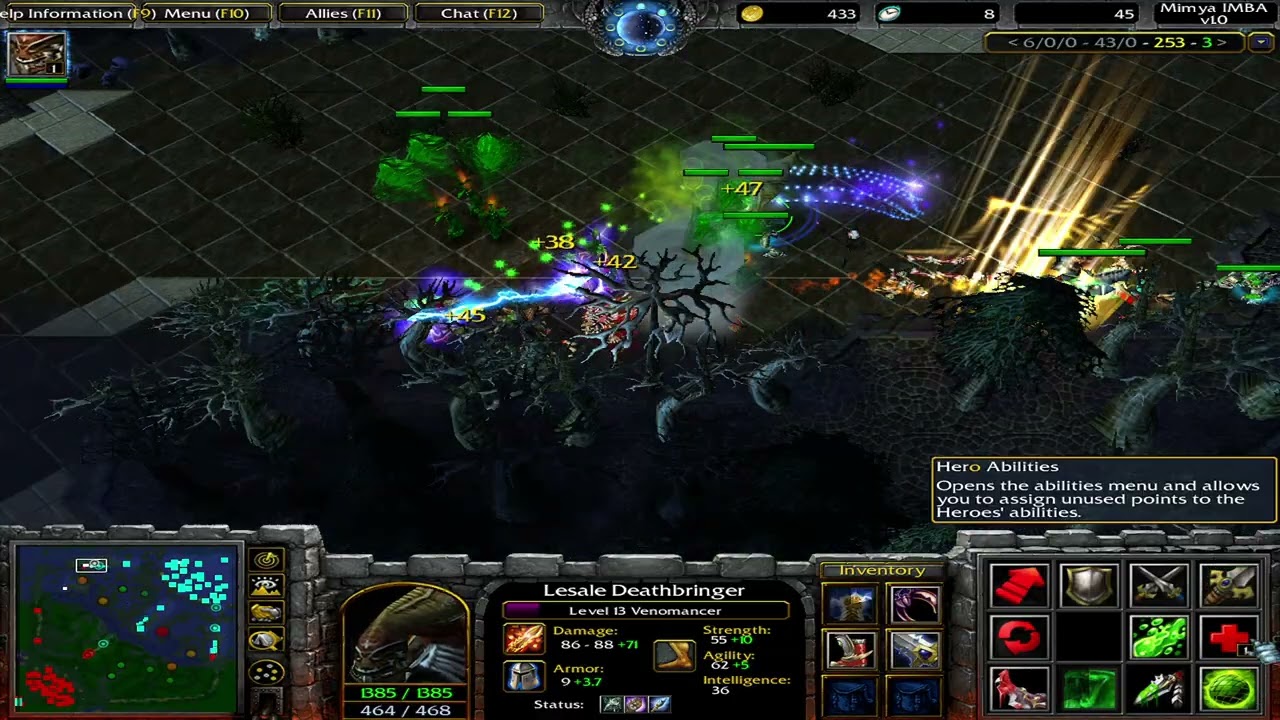 Dota Imba Mimya AI: Lesale, the Deathbringer + Bonus skill: Impale | Dota City Theme