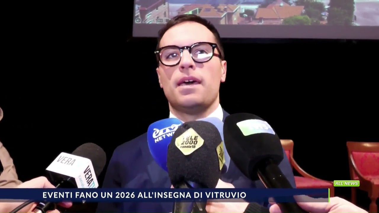 TVRS grandi eventi Fano 2026 all'insegna di Vitruvio