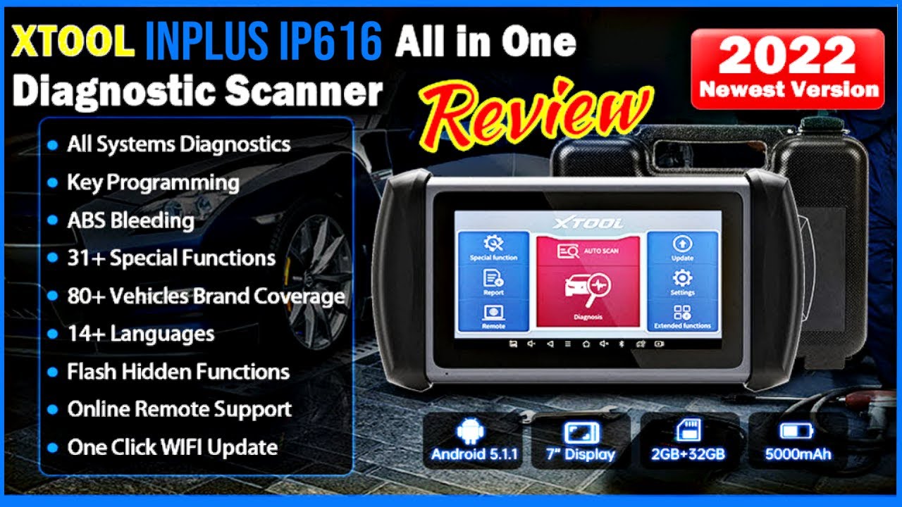 Сканер Xtool IP616 OBD2, лучший сканер для домашнего мастера с 31 специальной функцией сброса