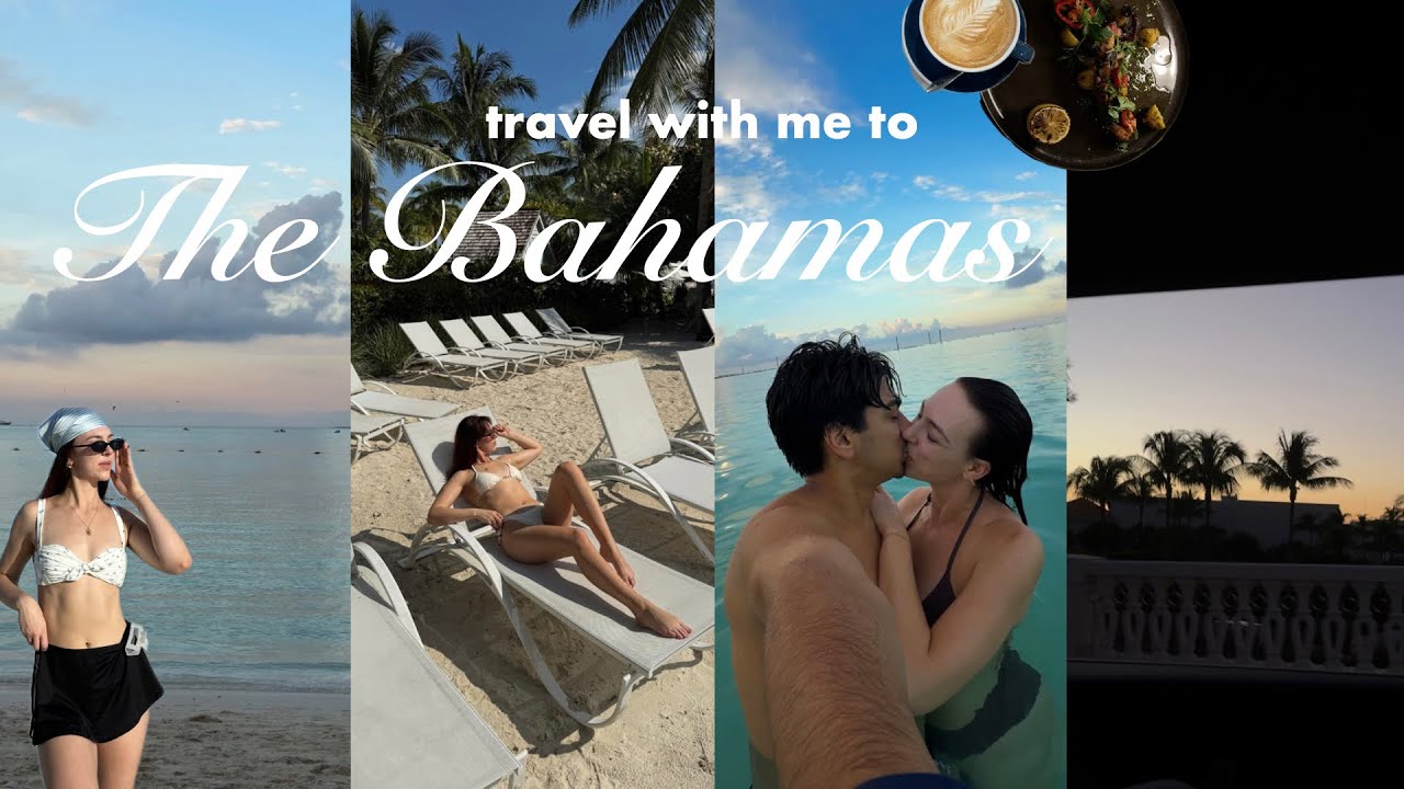 the BAHAMAS 🌊 luxury stay, exploring, beautiful beaches & blue water, couple travel