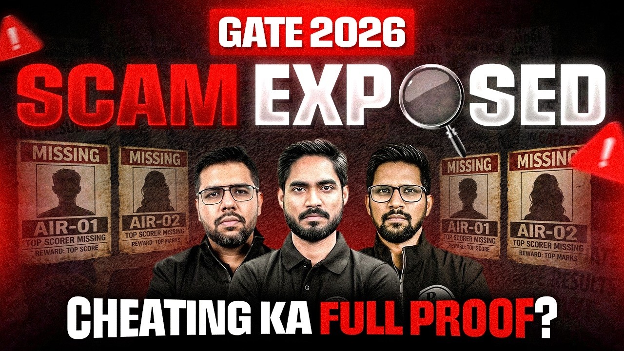GATE 2026 Scam Exposed | AIR 1 Reality & Cheating Proof | GATE 2026 Controversy