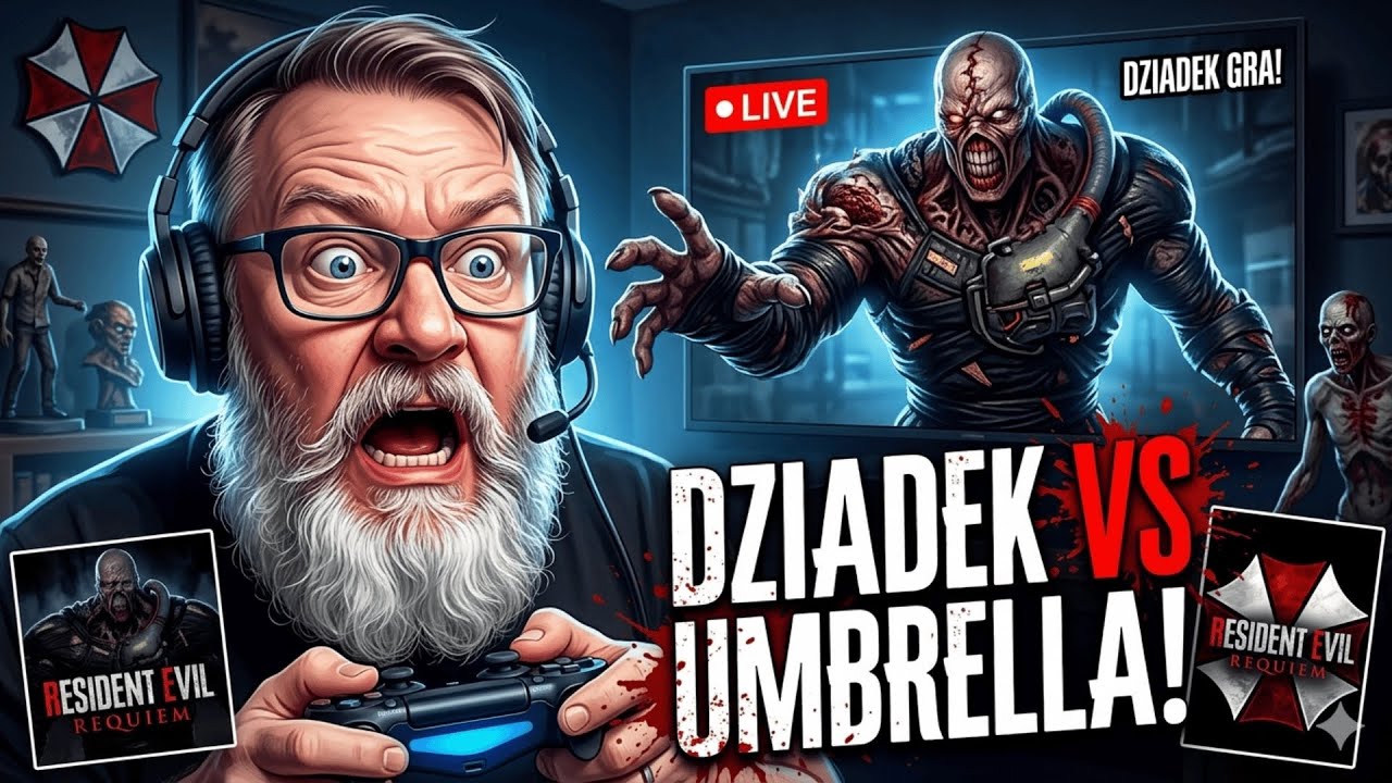 Mówili: 'Dziadku, nie graj w to'. Nie posłuchałem... Resident Evil Requiem odc 6 (Portrait)