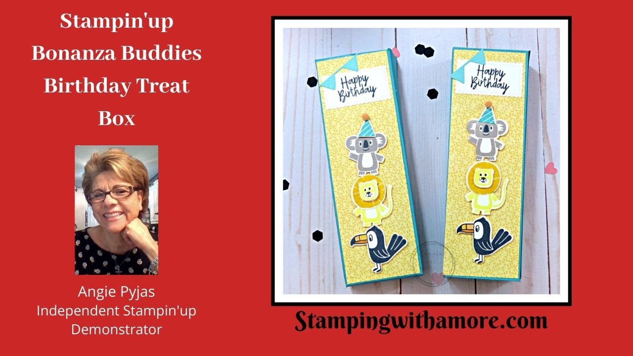 Stampin'up Bonanza Buddies Birthday Box