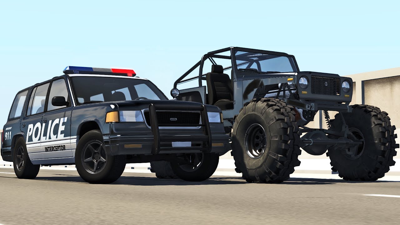 POLICE CHASES #2 - BeamNG DRIVE