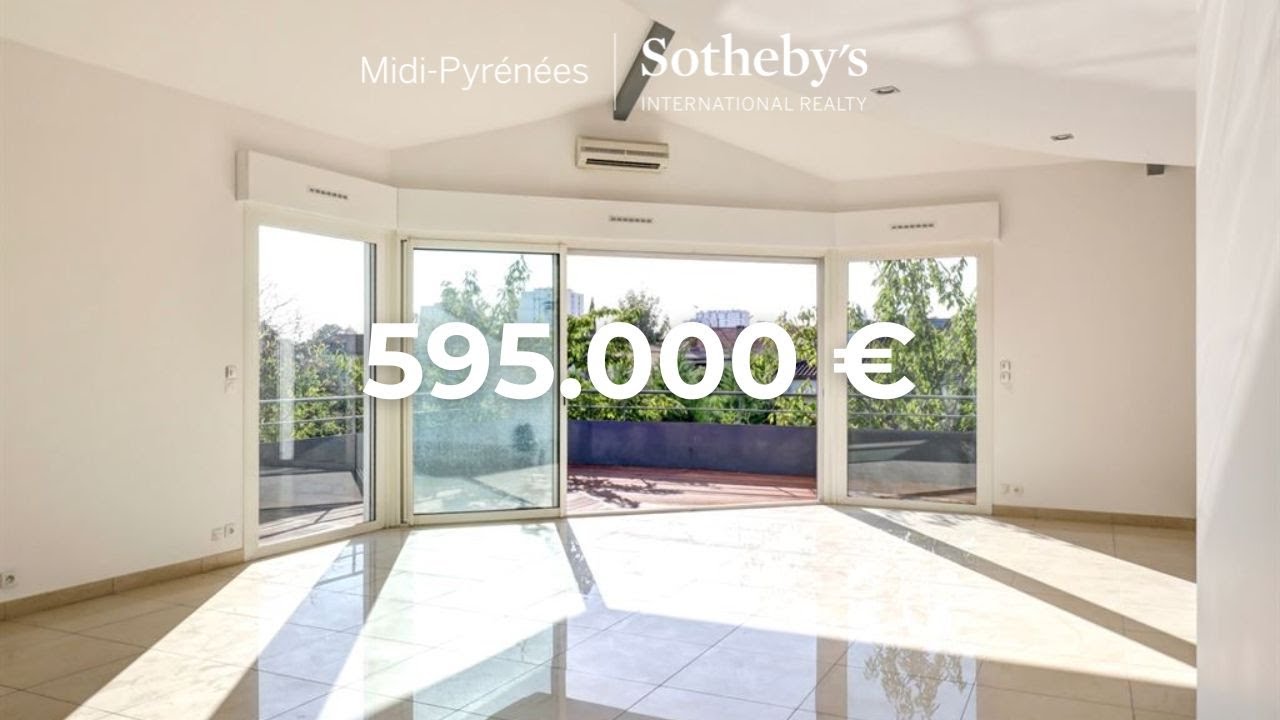 TOULOUSE - CROIX de PIERRE – DUPLEX 6 PIÈCES – 218 M² – JARDIN, TERRASSE, 3 GARAGES