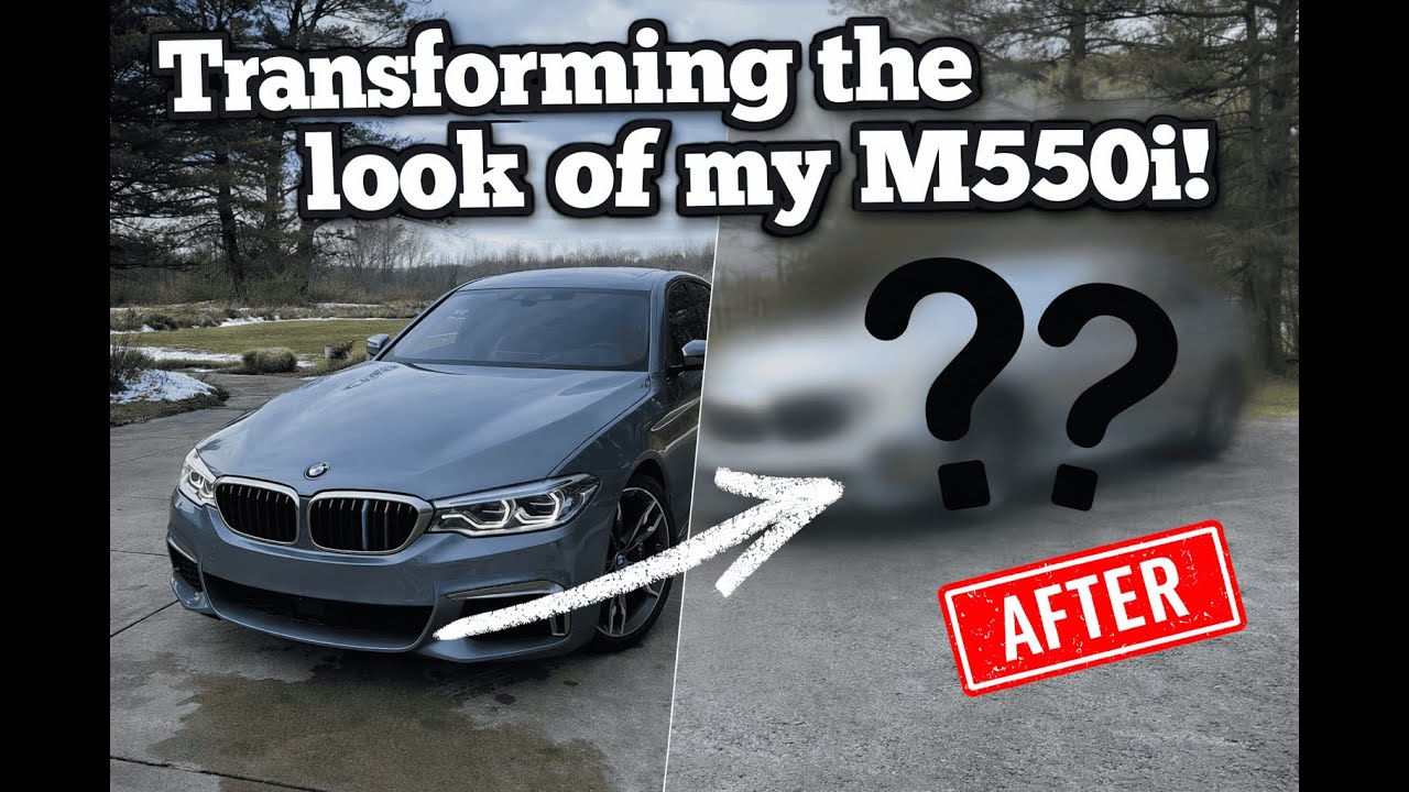 Completely Transforming the Look of my BMW M550i! (Part 1)