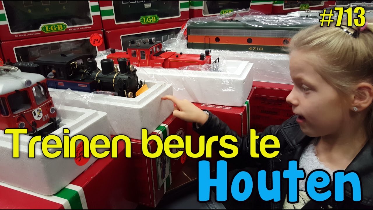 Naar de modelbouw TREINBEURS te HOUTEN samen met Papa. #713