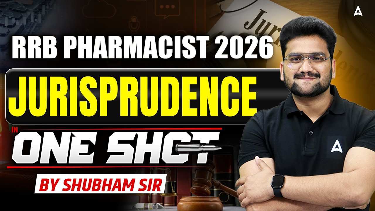 RRB Pharmacist 2026 | Jurisprudence One Shot 🔥 Complete Revision