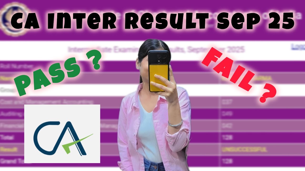 CA Inter Result Sep 25 | CA Intermediate Result Reaction Sep 25 |CA Inter Result 