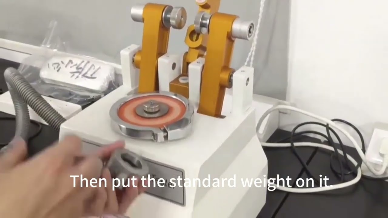 How to operate of Taber Abrasion Tester #factoryproducts #machine #testingmachine #science