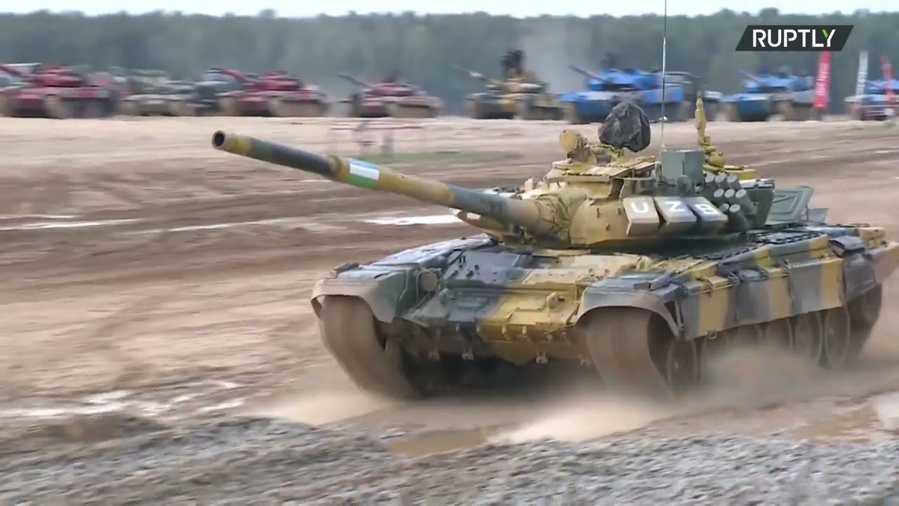 Russia: Russian national team crew wins final of Tank Biathlon