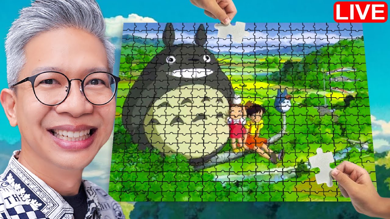 LIVE RAKIT PUZZLE GHIBLI 1000 KEPING!!