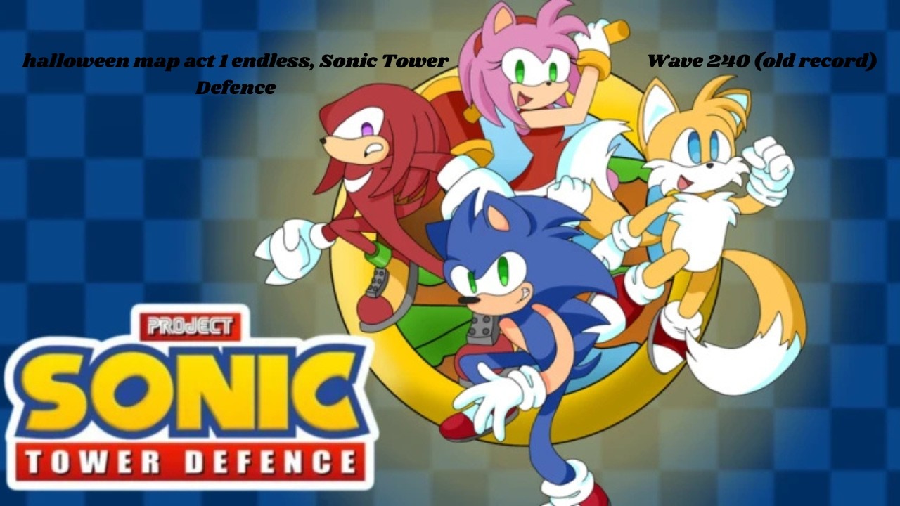 Halloween map act 1 endless, Sonic Tower Defence