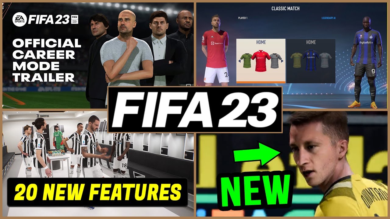 FIFA 23 NEWS | NEW Official Gameplay, Career Mode Reveal & Features, Faces Update