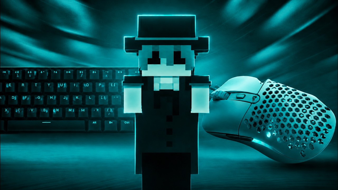 Hive Bedwars Keyboard & Mouse ASMR [4k 700FPS] [Thocky Keyboard]