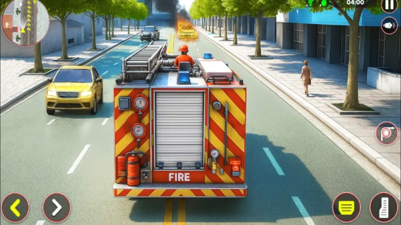 Fire Truck 3D Driving 2026 Rescue Simulator Android Gameplay..