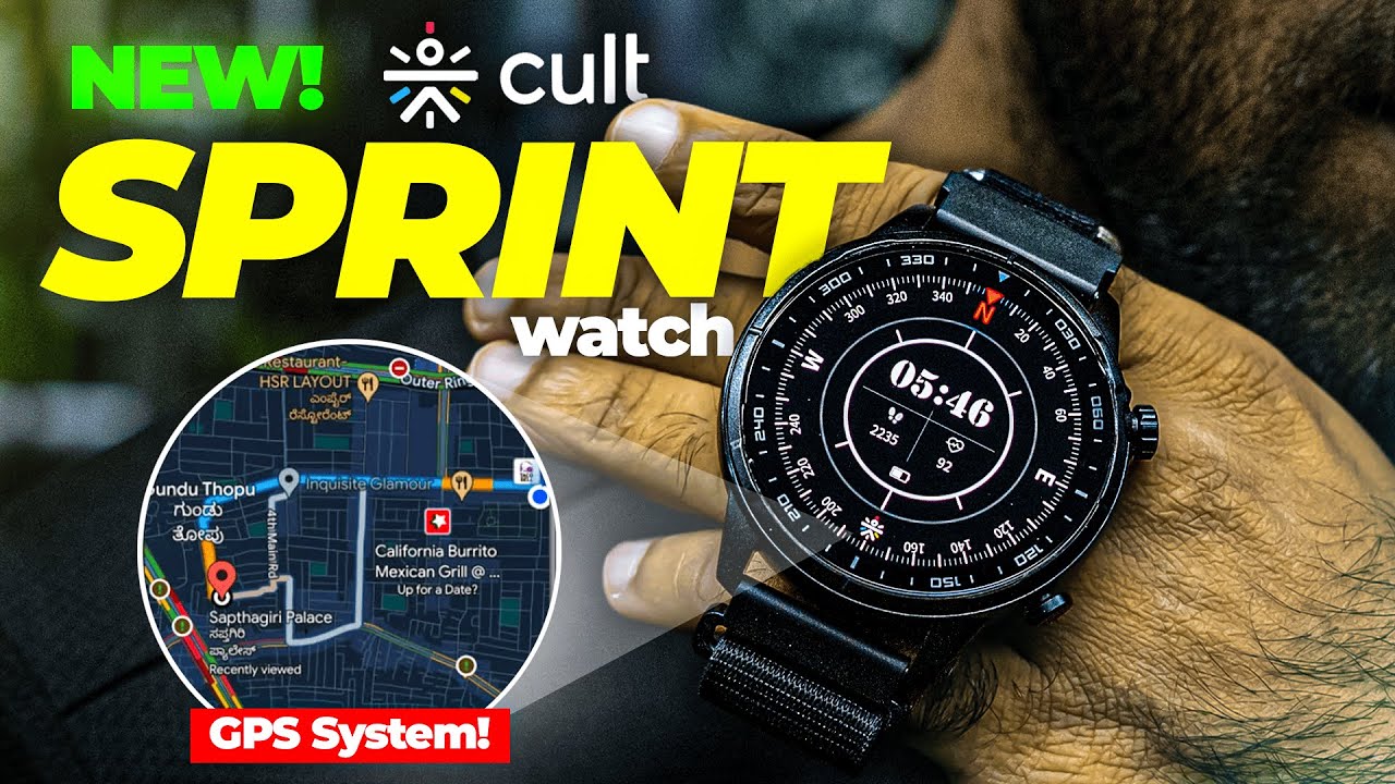 cult SPRINT Smartwatch Review | Best in GPS Accuracy ?