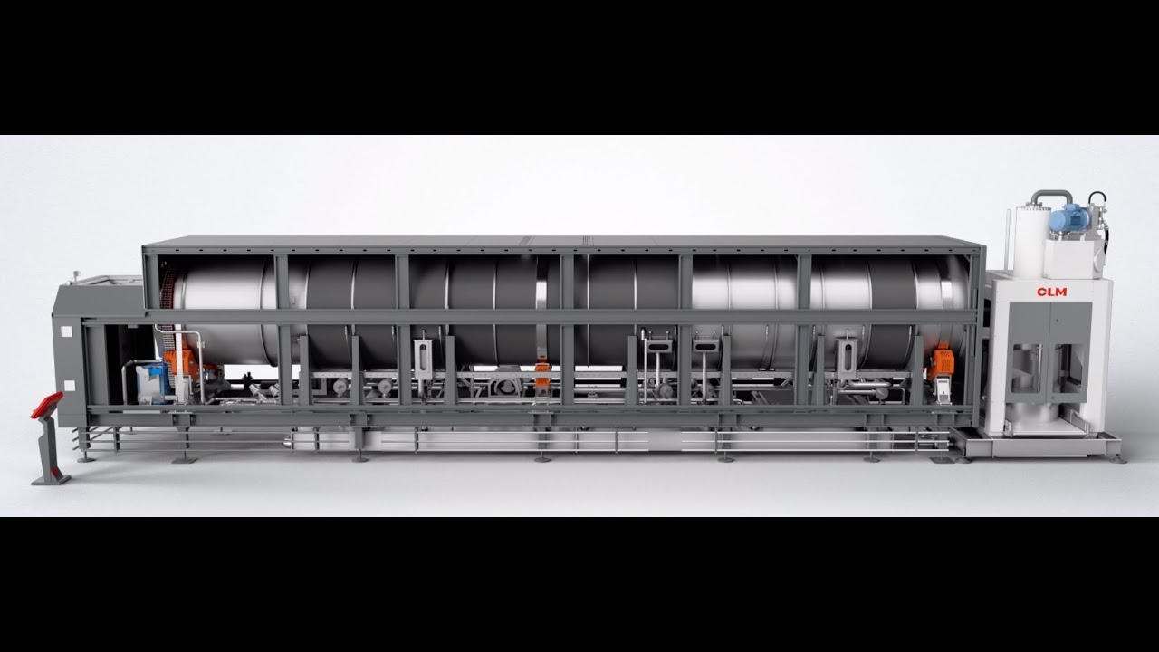 CLM Continous Batch Washer. Best Tunnnel Washers and Powerful Washing Machine.