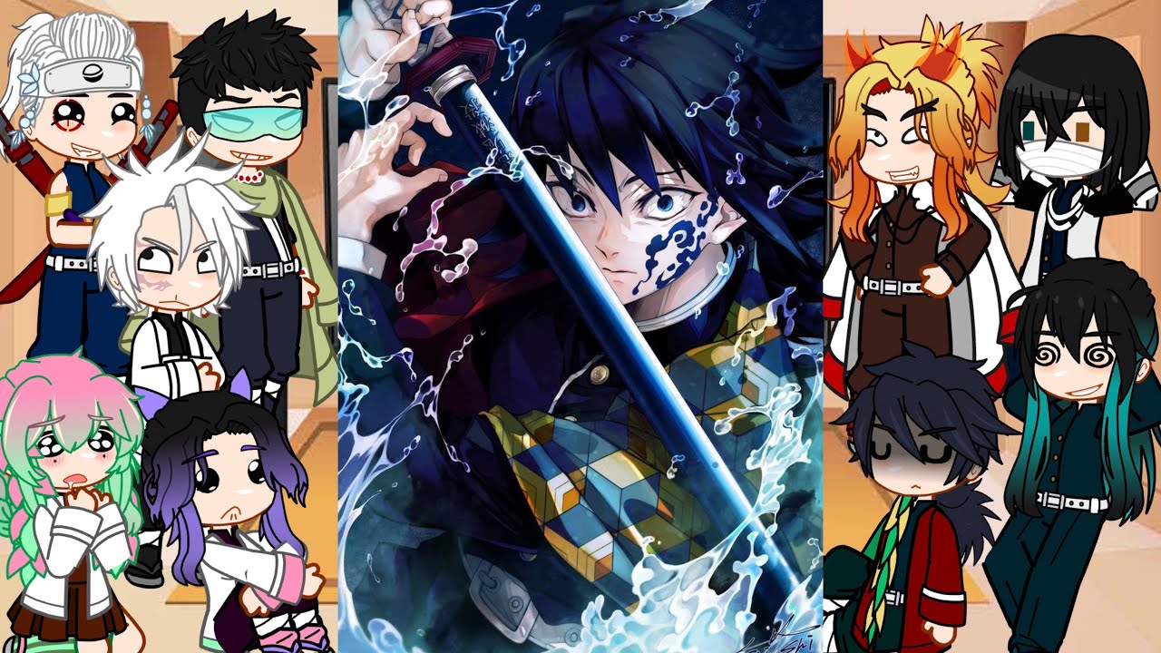 🥀Past Hashiras react to Tomioka Gyiuu 🥀 | Gacha | Demon Slayer |
