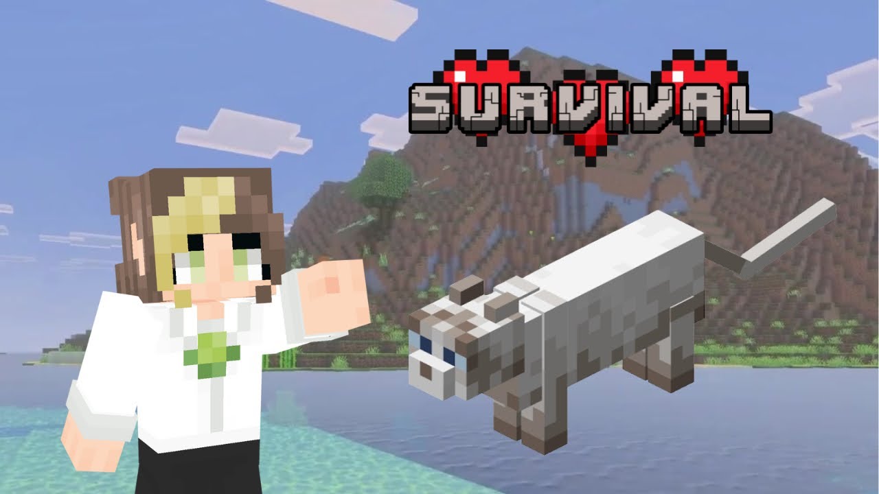 I got a cat! - Ep 2 - Let's Play Survival Minecraft 1.21