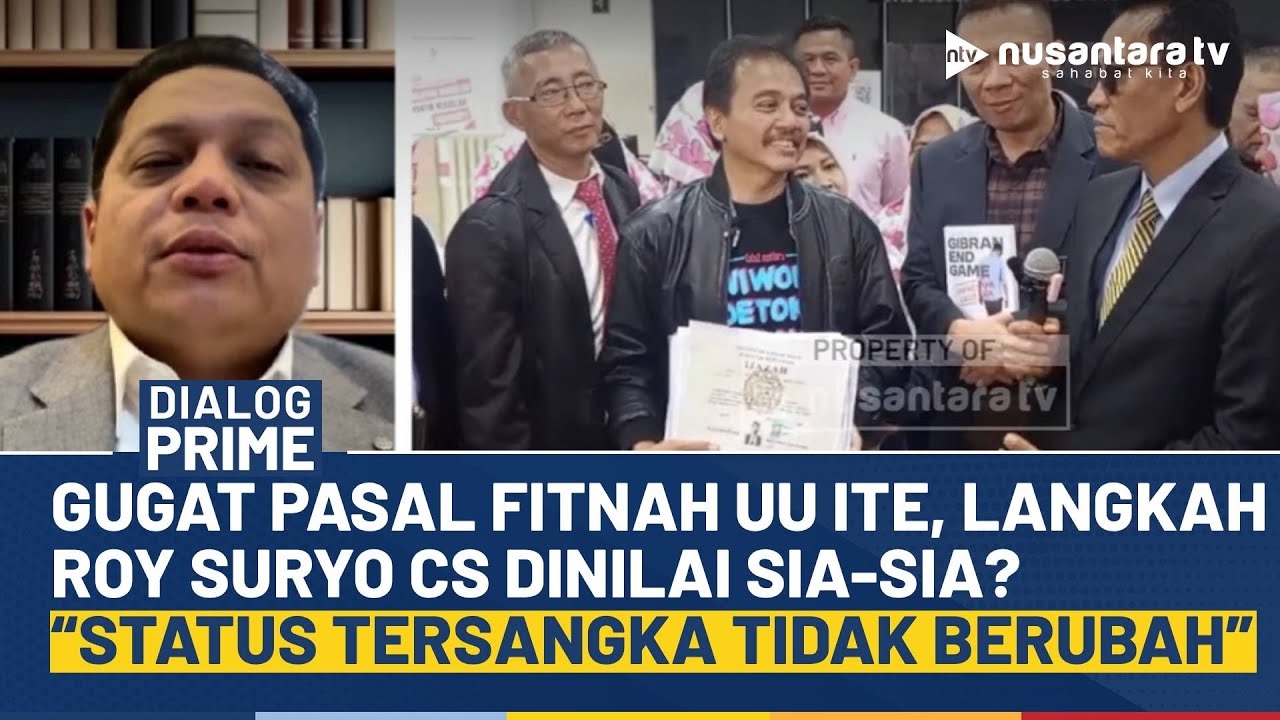 Roy Suryo Cs Gugat UU ITE, Firman Pangaribuan Tegaskan Dampaknya: Status Mereka Tetap Tersangka