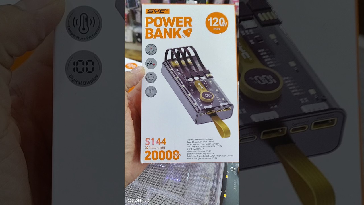 Pin sạc dự ph&ograve;ng cao cấp 120w #trongphumobile