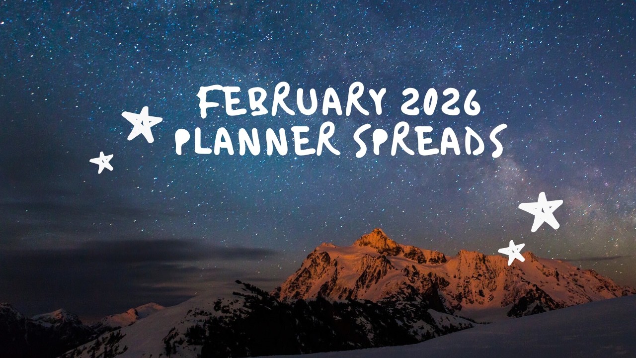 February 2026 Planner Spreads