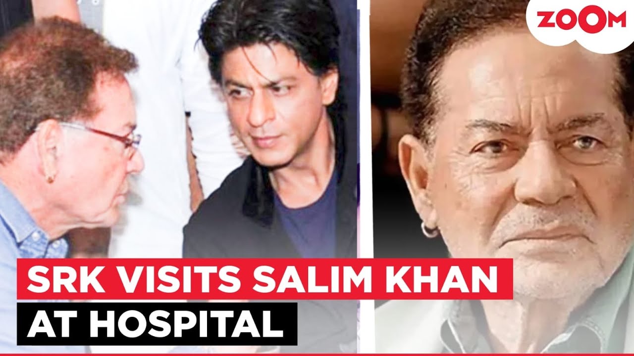 Shah Rukh Khan rushes to see Salim Khan at Lilavati Hospital at midnight