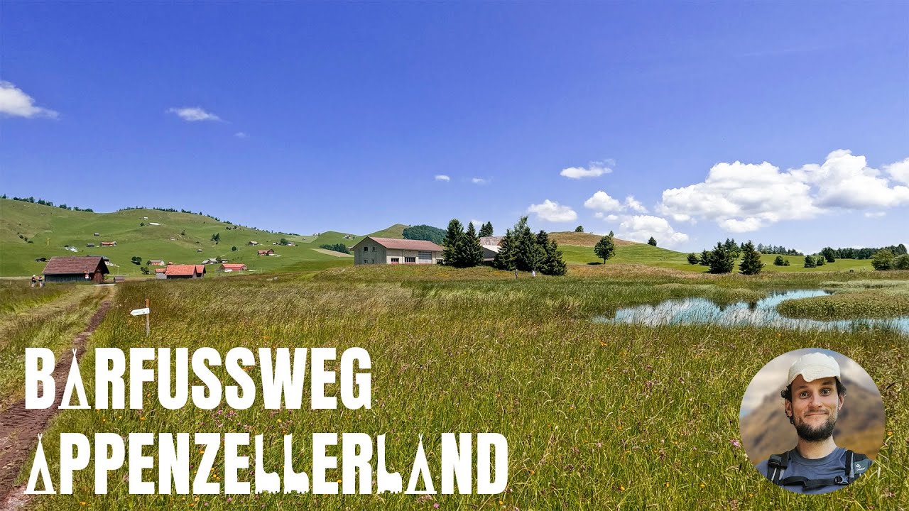 Familienwanderung im Appenzellerland - Barfussweg bei Gonten [4K]
