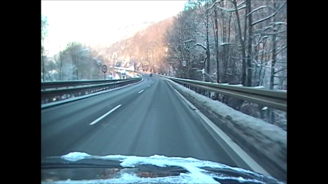 Alte A4 von Waltershausen nach Eisenach Ost durch die Hörselberge