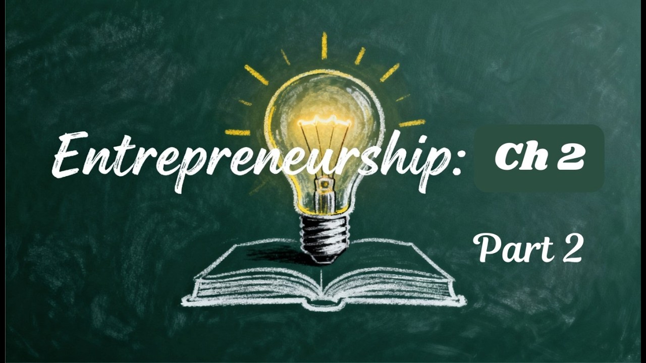 22 Entrepreneurship Chapter Two Part Two #በአማርኛ