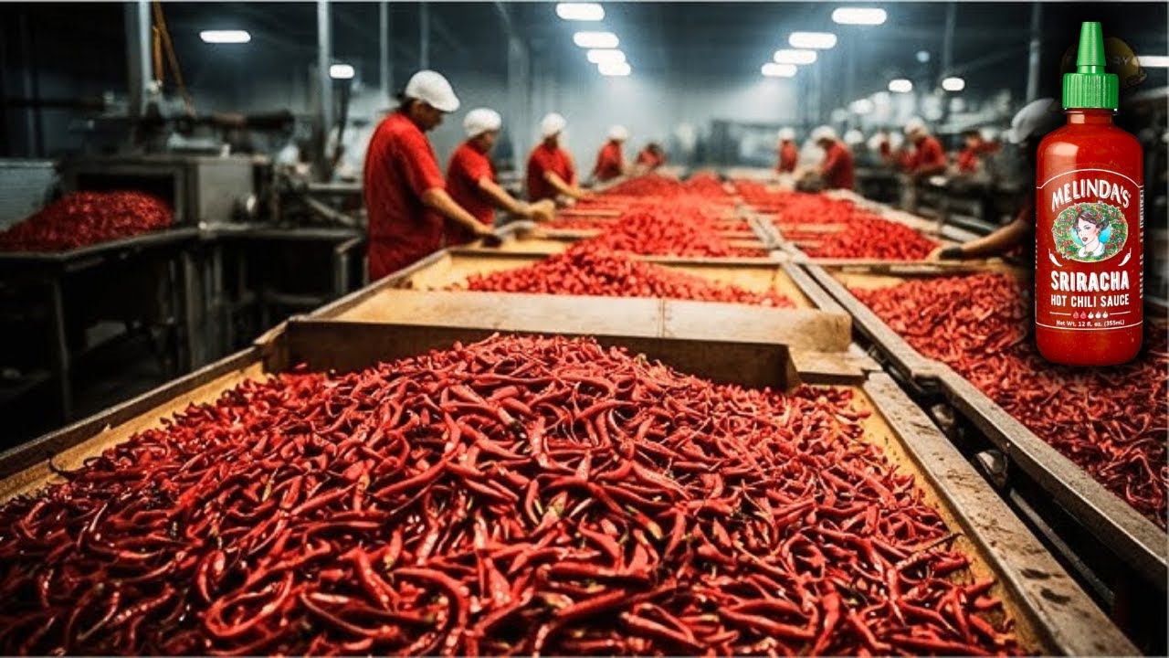 How Sriracha Sauce Is REALLY Made &mdash; Inside the Spicy Factory Process!