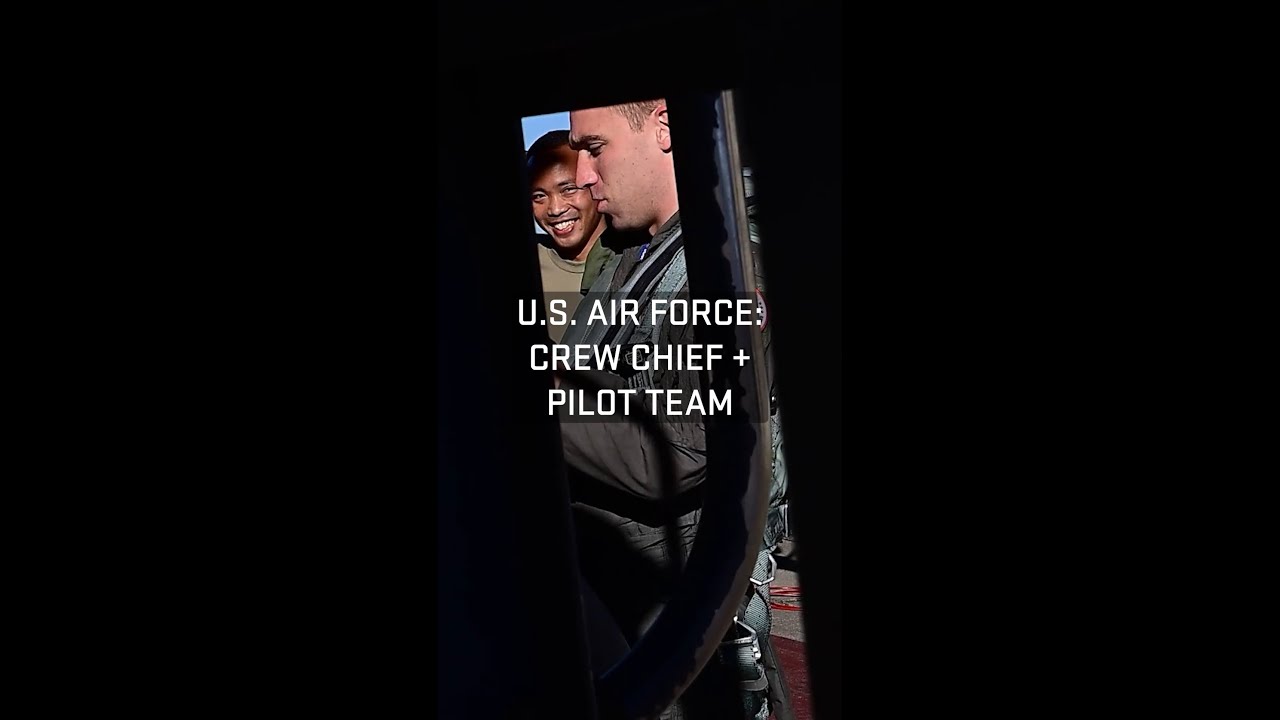U.S. Air Force: The Crew Chief and Pilot Team