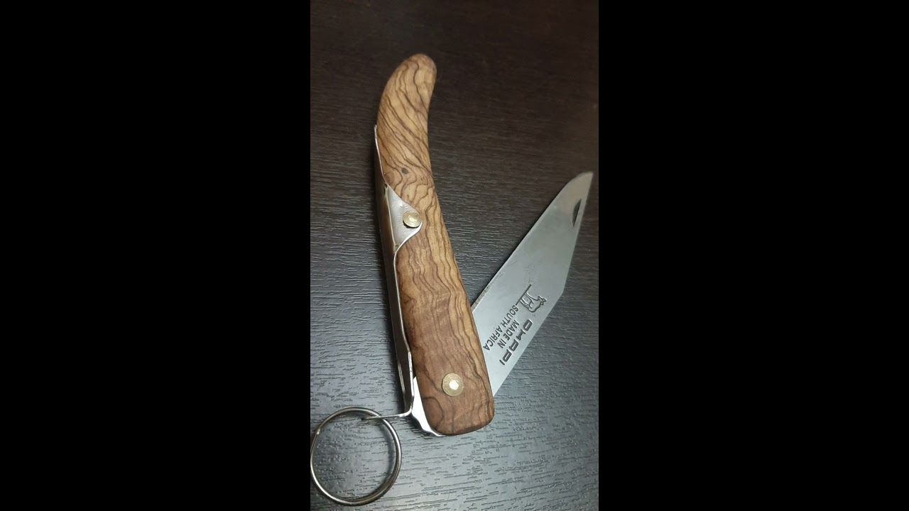 Okapi knife wood change..All about woodwork with Yussuf.