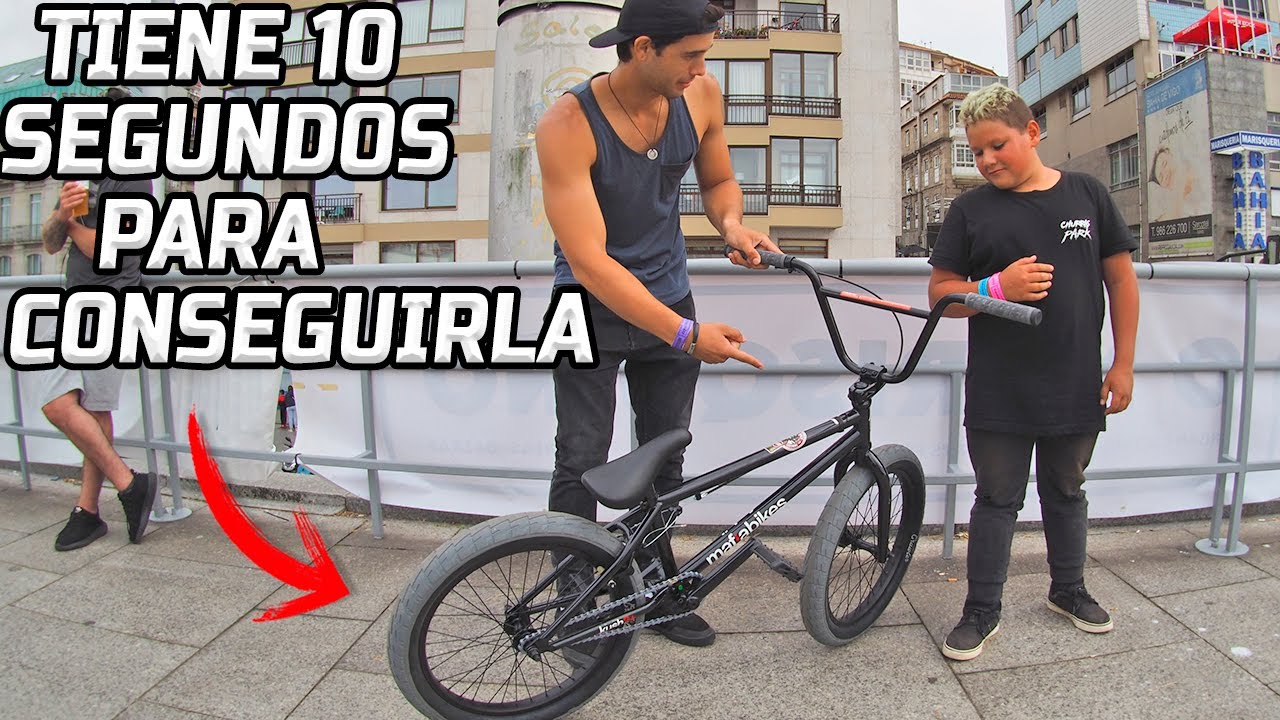 LE REGALO LA BMX SI HACE ESTE TRUCO EN 10 SEGUNDOS - Omarisquiño 19