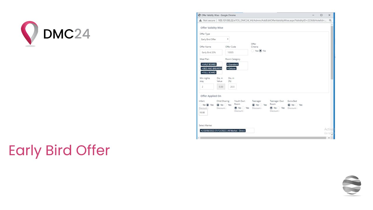 Early Bird Offer
