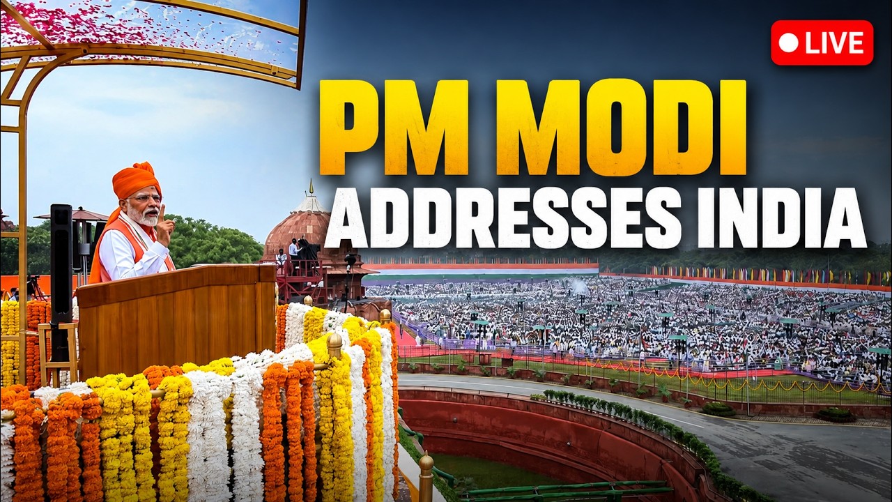 Independence Day 2026 LIVE: PM Modi Speech From Red Fort | India Celebrates 80th I-Day LIVE