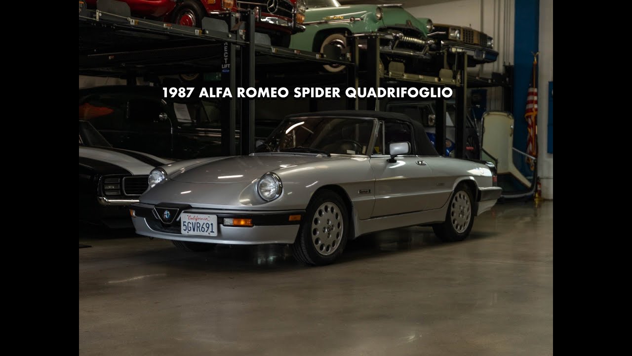 Alfa Romeo Spider S3 arrives for sale at West Coast Classics, Torrance, CA