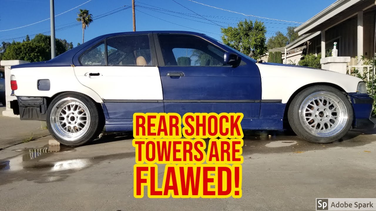 [Vlog 001] Re-cut rear quarter panel, lower the rear, and found a fatal flaw of the chassis!